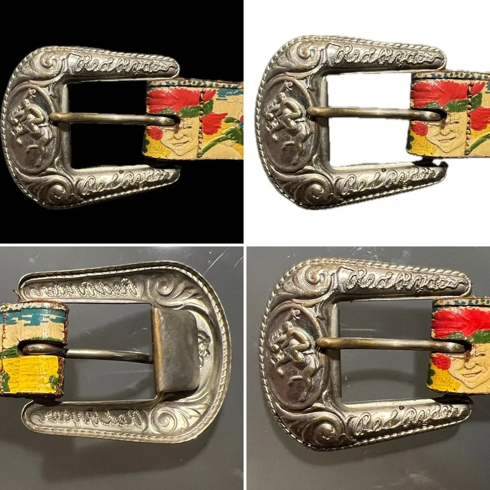 👁️Vintage Red Ryder Belt/Buckle Christmas Story Buck Jones Shoot Your Eye Out